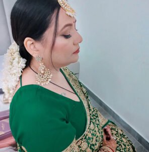 Professional bridal makeup artist in Delhi NCR providing VIP home service